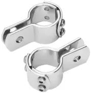 Show Chrome Highway Bar Mini Driving Light Mounting Clamps (22-125)