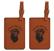 L3481 Labrador Head Luggage Tags 2Pk FREE SHIPPING