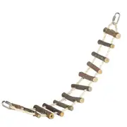 Nature Island Sisal Rope And Log Bridge Bird Toy
