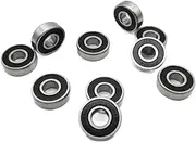 2PCS 6202RS 15X35X11 ABEC-7 Deep Groove Ball Bearing Sealed Bearing 6202-2RS 6202(2PCS 15X35X11)