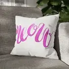 CUSHION COVER PILLOW CASE|WATERCOLOR QUOTES MEOW