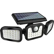 3 Heads Solar Lights Outdoor, Motion Sensor Light LED Flood Light for Porch Garden Patio Driveway Pathway