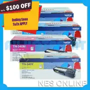 Brother Genuine TN-340 Toner Set DCP-9055CDN HL-4150CDN MFC-9970CDW HL-4570CDW