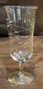 Vintage Libbey INTERLUDE #8474 8 oz. Clear Glass Parfait Glasses NEW In Box 6Pcs