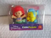 Fisher Price Little People Princess Ariel and Flounder NEW