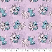LILO STITCH ANGEL PURPLE KITCHEN 42X14 TABLE RUNNER