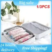 1/3PCS Reusable Travel Clothes Air Vacuum Bags Roll Up Compression Storage Bags