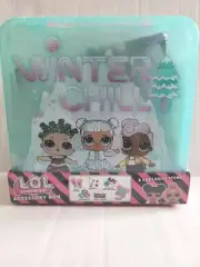 Girl's Lol Surprise Acessory Box, Winter Chill, 6 Items New Green