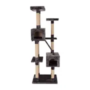 All Day 5 Tier Tree Cat Scratch Grey 60x57.8x180cm