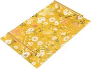 Cute White Daisy Bow Decorative Rectangle Trays with Handles Trays for Serving Food for Jewelry Perfume for Farmhouse Serving bandejas para comida decorativas