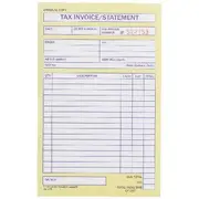 Spirax Invoice and Statement Book No.555