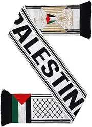 Euroscarves Palestine Soccer Knit Scarf, Palestine