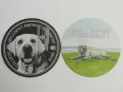 Beer Coaster ~ HELLBENT Brewing Co ~ Seattle, WASHINGTON ~ Labrador Dog in Field
