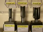 Router Bit 12.7, 16.5 & 25mm STRAIGHT Bit SET (TruaCuT)