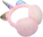 [FRCOLOR] Unicorn Plush Earmuff Headband Warm Stretchable Winter Ear Protection for Outdoor Activities Like Skiing and Snowboarding Cute and Stylish Head