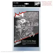 Ultra Pro SILVER Size Standard Comic Bags - Packet of 100