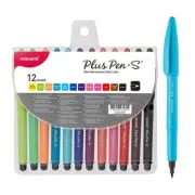 MONAMI Plus Pen S Felt Tip Pens Fine Point 0.4mm Drawing/Writing/Calligraphy/...