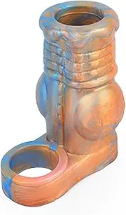 SAHOOSAFETY Silicone Penis Sleeves with Large Testicle Ring Monster Tentacle Dildo Penis Enlargement Extender Extension Ejaculation Adult Sex Toys Sex Toys for Men(D)