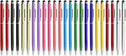 24 Pack Stylus Pens for Touch Screens innhom Stylus Pen for ipad iPhone Tablets Samsung and Black Ink Ballpoint Pens-2 in 1 Stylists Pens