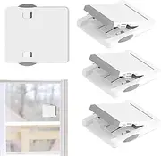 Lock for Sliding Door - Sliding Patio Door Lock - Adhesive Strong Stopper Locking for Pets Kids Security Home Easy Installation Hotel Apartment