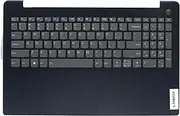 LTPRPTS Replacement Laptop Upper Case Palmrest Backlit Keyboard Touchpad Assembly Part for Lenovo Ideapad 3-15ITL6 15ALC6 5CB1B62097 Blue