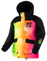 FXR Kicker 22 Youth Snow Jacket Sherbert Ink/Black 16 USA