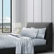 Bedding King 1200TC Pure Egyptian Cotton Sheet Set - Silver Grey