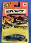 Vintage Matchbox Superfast Aston Martin DB-7 Vantage Coupe Metallic Green MB261