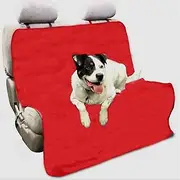Dog Seat Cover Car Pet Seat Cover Backrest Bench Seat Oxford Car Seat Cover Cushion for Pet Dogs Dog Hammock(Red)