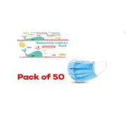 Kid's Disposable Face Mask- 200 (4* Pack of 50)