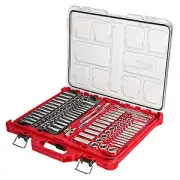 Milwaukee 48-22-9486 PACKOUT 106 Piece SAE & Metric1/4" & 3/8” Drive Socket Set