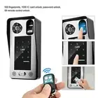 Remote Control Fingerprint Password 7in LCD Wifi Video Camera Doorbel US Plug
