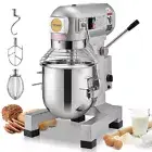 VEVOR Commercial Food Mixer 18.7L 3-Speed Stand Dough Mixer 1100W for Restaurant