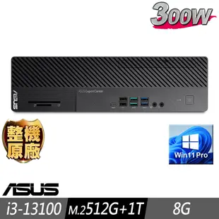 ASUS 薄型 M700SE 商用電腦 i3-13100/8G/M.2-512GB+1TB/W11P