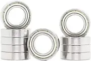 ACAECMGGFP Bearing 12 * 21 * 5 mm (10 PCS) ABEC-1 Metric Slim Thin Section 61801Z 6801 Z ZZ Ball Bearings 6801Z Bicycle bearings