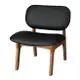 ◆耐磨皮革實木餐椅 RELAX WIDE NS MBR/BK 橡膠木 NITORI宜得利家居