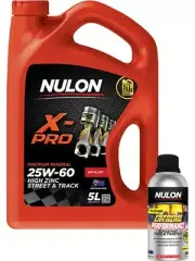 Nulon X-Pro 25W-60 Engine Oil 5L + Performance Engine Treatment 500ml