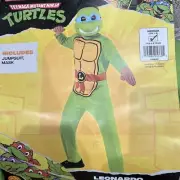 TMNT Teenage Mutant Ninja Turtles Raphael Halloween Costume Mask Child Med.