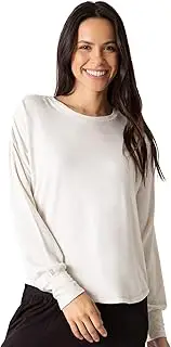 PJ Salvage Women's Jammie Essentials Long Sleeve Top