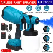 Cordless High Pressure Gun Airless Paint Sprayer Charger Adjustable Flow Control