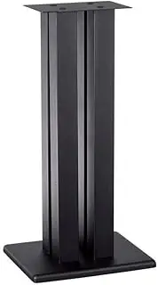 Monolith 124794-24 Inch Speaker Stand (Each)- Black | Supports 75 lbs, Adjustable Spikes, Compatible with Bose, Polk, Sony, Yamaha, Pioneer and Others
