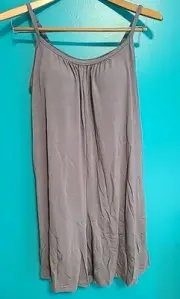 NWT 32 Cool Women Large Romper Sleeveless Scoop Bra Excalibur Gray Pockets Comfy