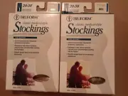 Truform 20-30 mmHg Compression Stocking for Men and Women Below Knee Lot Of 2