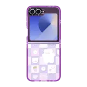 Galaxy Z Flip6 Impact Case lovely mochi checkers by sleepydaze