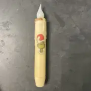 Grinch Face Battery Taper Candle with Timer