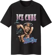 [Ice Cube] Unisex Adult Today Was A Good Day Cotton T-Shirt