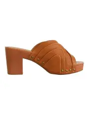[Belle & Bloom] Wild Thoughts Clog Mule in Tan