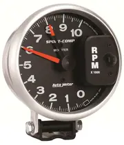 Auto Meter Sport-Comp Series Monster Tachometer 5" Adjustable Redline 0-10000rpm