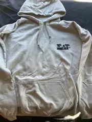 Sigma Delta Tau Sand Hoodie w/Embroidered Letters sz XL