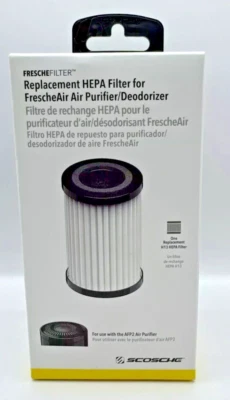 SCOSCHE Replacement Air Filter Fresche Filter H13 HEPA AFP2R-SP - white